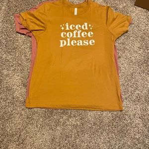 ✨iced coffee please tee✨